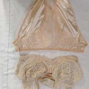 Ivory sexy bra and panties